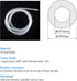 Silicone Tubing 6.56Ft/2m Length 4.8 x 9.8mm/0.19" x 0.39"(I.D.xO.D.) Flexible Transparent Peristaltic Pump Tube Silicone Rubber Tube Air Hose Water Pipe for Pump Transfer by FOCMKEAS