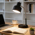 Generic 17" LED Catch-All Base & AC Outlet Adjustable Flexible Desk Lamp (Black)
