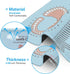 Emvency Mouse Pads, Pink Education Tooth Chart Infographic, Blue Dental Human Anatomy Mousepad, 9.5" x 7.9"