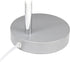 LD1075-SLV 15.28" Simple Designs Sleek Essentials Minimalist Metal Desk Task Lamp, for Office, Desk, Nightstand, Dorm