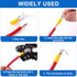 ANCIRS 20pcs Semi-Insulated Piggyback Spade Connectors, Quick Disconnect Piggyback Spade Assortment Kit, Female/Male