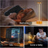 baishezhuan 3-Levels Dimming Rechargeable Cordless LED Orange Table Lamps Touch Sensor Light, Portable Wireless Battery