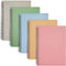 Paper Junkie 5 Pack Spiral Journal, Small Notebooks Bulk, 6" x 8", 120 Lined Pages, 5 Colors Kraft Paper Covers
