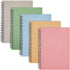 Paper Junkie 5 Pack Spiral Journal, Small Notebooks Bulk, 6" x 8", 120 Lined Pages, 5 Colors Kraft Paper Covers