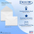 White 5 1/2 Bar Envelopes, A2 Size, 250 Heavyweight 70lb Text Envelopes