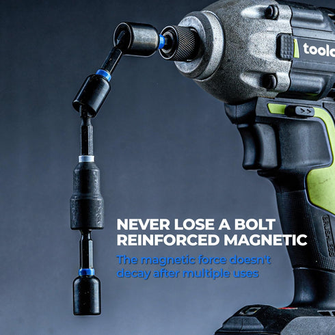 34 Set, Set, toolant Piece Magnetic Nut Driver Impact Driver Bit Deep Nut Driver, Impact Socket Adapters, Wing Nut