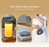 Dimmer, Travel Gifts Portable lamp with Touch Travel Lamp Warm Light, Foldable Paper Lamp, Rechargeable Small Battery