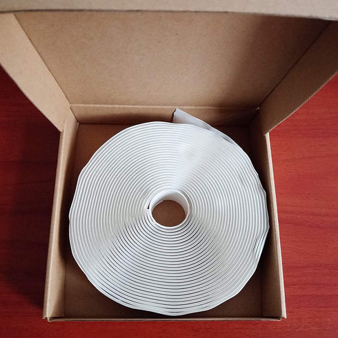 LLPT Butyl Tape White - 3/4 Inch x 33Ft Tight Seal for Leak Proof EPDM RV Repair Window Glass Boat Sealing