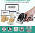 JRHC 1D 2D PDF417 Barcode Scanner, Handheld USB Barcode Scanner Wired Connection Barcode Reader QR Data Matrix