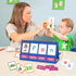 EAMAY CVC Word Building Desktop Pocket Chart Stand with Magnetic Write & Wipe Boards for Kids
