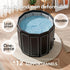 6-layer 25.9X31.5 Portable Bathtub for Adult, Foldable Soaking Bathtub for Hot SPA&Ice Bath, Foldable Small Bathtub