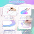 MoKo Locker Accessories Set, 5 in 1 Back to School Supplies, Magnetic Acrylic Board, Locker Mirror, Markers Holder