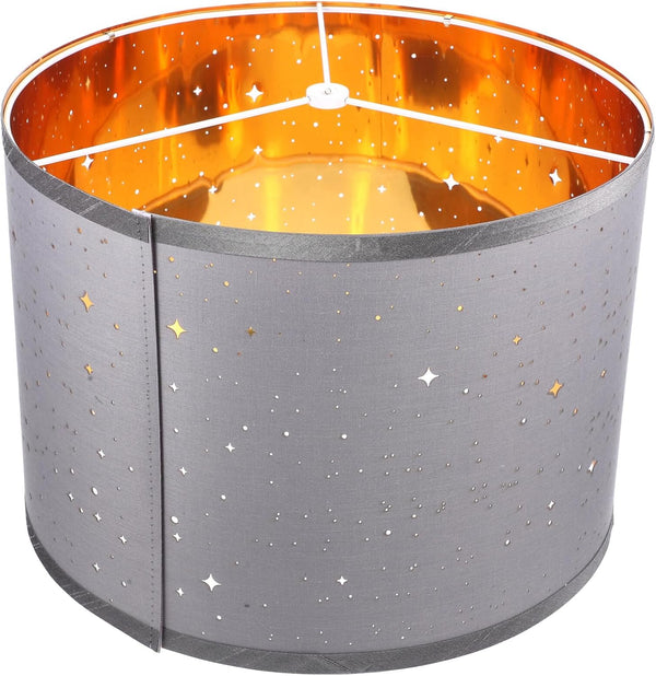 LIFKOME Table Lamp Shade Fabric Lampshades Star Drum s Hollow Out Table Cover