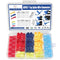 60 Pcs/30 Pairs Quick Splice Wire Terminals T-Tap Self-Stripping Nylon Fully Insulated