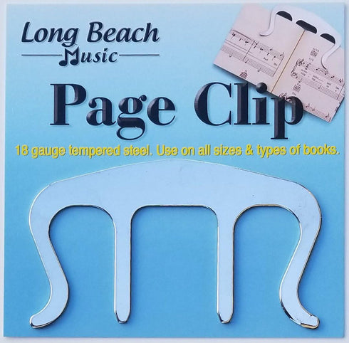 Music Book Clip, Page Holder for Sheet Music Stands & Pianos