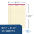 Roaring Spring Enviroshades Recycled Legal Pads, 50 Sheets, 8.5" x 11.75", Ivory, 12 Pack