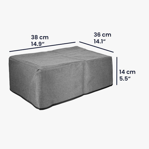 6020e 6055e kwmobile Linen Dust Cover Compatible with HP Envy / Envy Dust Cover - Printer Protection - Dark Grey
