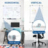 Whiteboard Hanging Magnetic Dry Erase Board, 30 x 20 Inches for Wall Mount, Office, Kitchen, Home