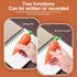 Snugeasy 60-Second (1PCS) Carrot Recorder Pen, Voice Recording Pen for Kids, Smooth-Writing Ballpoint Pens, Learning