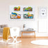 4Pcs Large Slatwall Baskets Set, Ventilated Metal Pegboard Baskets for Hanging Storage Display on Garage Slatwall