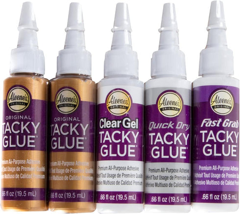 Aleene's 25115 Trial Pack Tacky Glue, 5pk