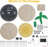 Sunflower Soldering Project, ICSTATION Light Chasing Sunflower Soldering Practice Kit with RGB LED Flashing Lights DIY