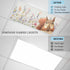 Home L6 2 Pack 4x2 Fluorescent Light Cover for Classroom Ceiling, Squirrel Magnetic Light Cover Filters, Pine Cones