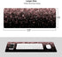 Rose Gold Glitter Black Gaming Mouse Pad Large XL Long Extended Pads Big Mousepad Keyboard Mouse Mat Desk Pad Home Office Decor Accessories for Computer Pc Laptop by Echoserein