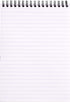Rhodia Wirebound Notepad - Lined, 80 Sheets, Black Cover, 6 x 8 1/4 - Pack of 1