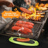 Sausage Scorer & Slicer - Stainless Steel Hot Dog Cutter for BBQ and Grilling (Pea Green)