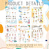 Pack 6 Pack 4 6 Inch Well Tile Playtime Notepads Variety Imaginative Roleplay Writing Pads with Restaurant Order Forms