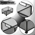 KiBcsLic 25cmx38cmx23cm Rolling File Cart Office Supplies Rolling Organizer with Wheels for Crafts Folders Pantry