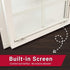 18x27 (1-Pack) Shed Windows | Sliding Windows with Tempered Glass & Screens | Flush Mount, Brown Aluminum Frames