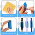 Set 40 VZZNN Adhesive Pen Holders for Desk of - Reusable Silicone Pencil Grips with Strong Sticky Pads, Flexible Pen