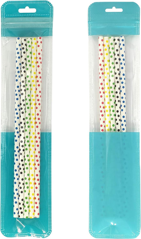 Clear Window Half Turquoise Green Plastic Resealable Bags with Butterfly Hang Hole