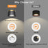 Set 3 13 Dimmable 360 (1 LED Wall Sconces of Two, Rechargeable Battery Operated Wall Lights with Remote, Wall Lamp