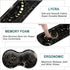 Keyboard Wrist Rest Support + Mouse Pad + Mouse Wrist Rest + Coaster, 4 PCS Ergonomic Memory Foam Set for Office & Home