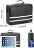 DEEGO Fireproof Document Bag with Lock, Portable Waterproof File Organizer for Important Documents, Home Office