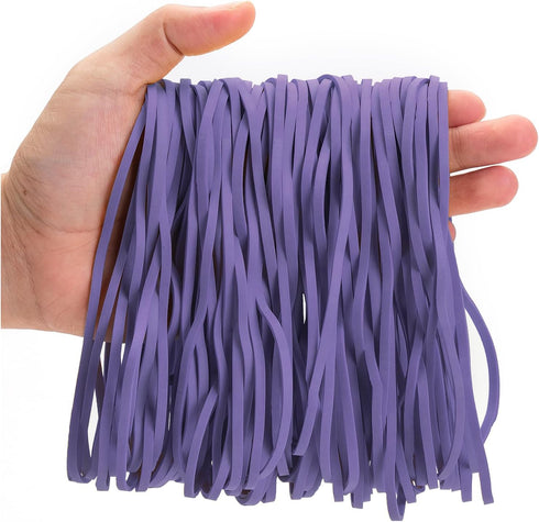 Mr. Pen Large Rubber Bands, 100 Pack, Purple, Extra Large Rubber Bands for Office Supplies, 7 Inch