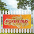 Fastasticdeals 4 Grommets 24x48Inches Vinyl Banner Multiple Sizes Pork Rinds Outdoor Advertising Printing C Restaurant