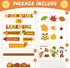 Fall Thanksgiving Bulletin Board Classroom Decorations, Adventures in Reading Pumpkin Autumn Leaves Cutout Supplies