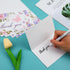 NODMIPNS 60 30 30 Pieces Butterfly Floral Baby Shower Thank You Cards,Purple Thank You Cards Includes Pieces Envelopes