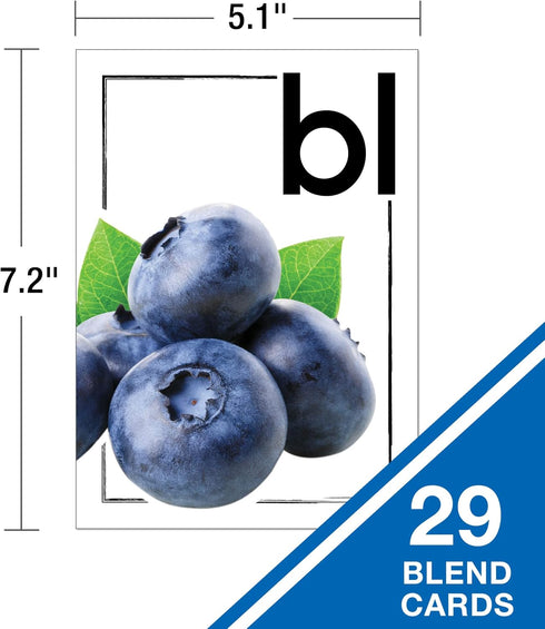 Carson Dellosa Blends and Digraphs Bulletin Board Set, 35 pc Blend and Digraph Cards for Classroom or Homeschool Décor