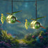 Yamodoor 2 Pack Hummingbird Solar Outdoor Hanging Lantern Creative Small Sculpture Lights Durable