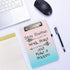 Hongri Mini Clipboard Folio, Standard A5 Size 6" x 9", Refillable Lined Notepad, Interior Storage Pocket, Cute Custom