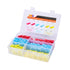 HKS 400PCS Nylon Spade Quick Disconnect Connector Kit - Male and Female Electrical Wire Connectors
