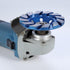 OCR 4" Diamond Concrete Grinding Wheel, 12-Segment Disc for Angle Grinder