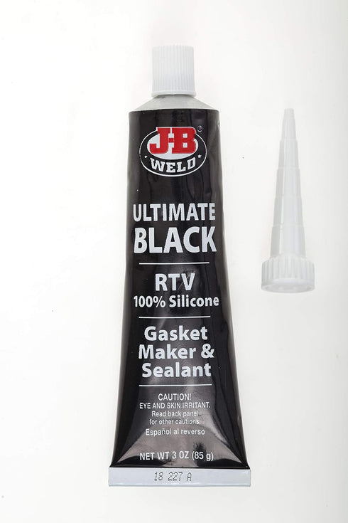 J-B Weld 31319 RTV Silicone Sealant and Adhesive - Black - 3 oz.