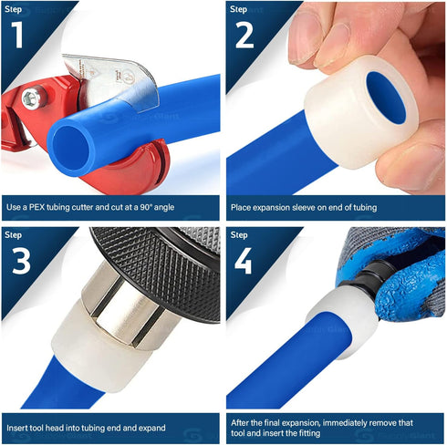 Poly Pex-A Expansion Coupling, 1" x 3/4" F1960 Poly-Alloy Fitting, Pack of 5