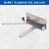 Yost Vises SA-350 5" Aluminum Vise Jaw Caps, 1 Pair